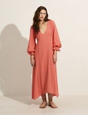 Auguste Charlotte Broderie Anglaise Floral Maxi Dress-New!