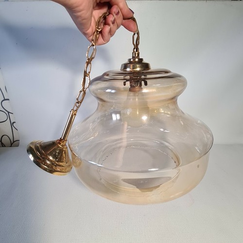 Lampe suspension en verre - en,