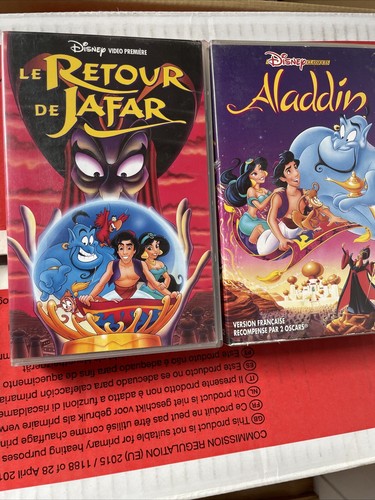 Cassettes vhs secam disney - 2, -disney
