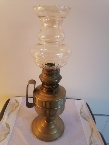 Lampe pétrole ancienne en - lampe, à