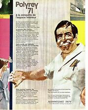 ADVERTISING ADVERTISING 017 1971 Polyrey Aussedat Rey Wall Cladding