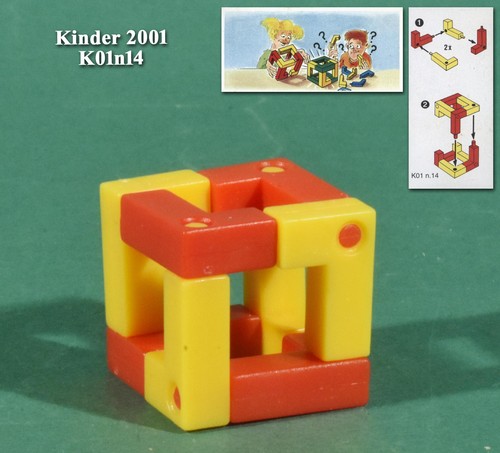 Kinder 2001 k01n14 - k01n14, cube