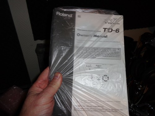 Roland td6 owner - roland, manual