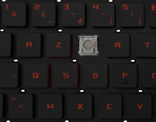 Touche clavier français - touche, de