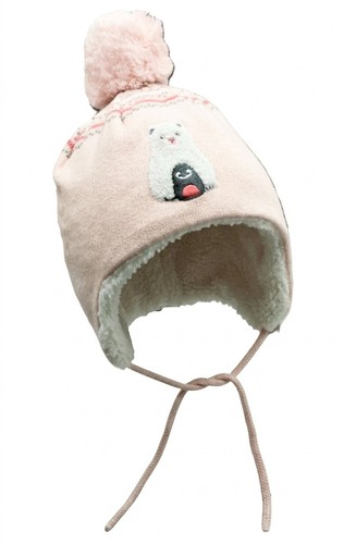 Obaibi bonnet avec pompon - , rose