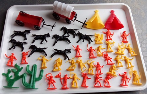 Lot figurine indien cow boy - indien,