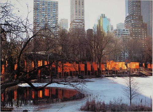 Christo gates near - :, frozen