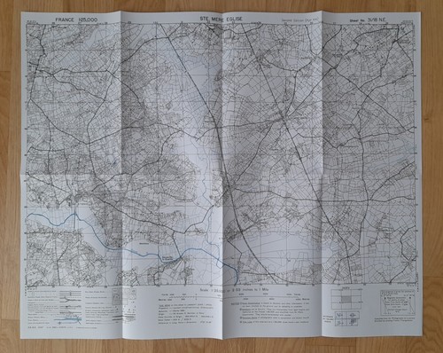 Carte para ww2 sainte mère - para, sainte-mère