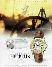 Advertising 420 2000 Michel Herbelin Watch New Port Class Chrono