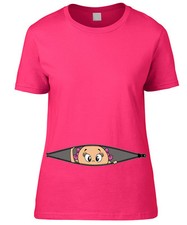 T-SHIRT DONNA VÊTEMENTS DE GROSSESSE ENFANT LORGNE ZIP SHIRT PERSONNALISÉ