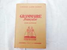 **scolaire ancien GRAMMAIRE Française COURS Supérieur Certif d'études ORGEOLET