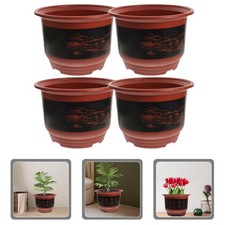  4 Pcs Jardiniere Plastique