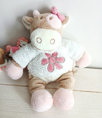 Noukie doudou peluche - peluche, vache