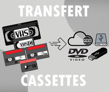 Numérisation VHS / MiniDV / Video8 / Hi8 / VHS-C (Amélioration IA possible)