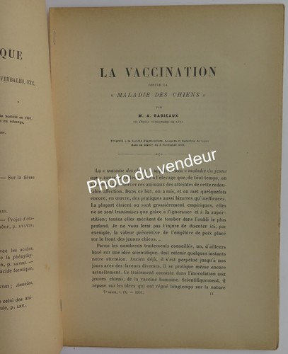 Histoire vétérinaire