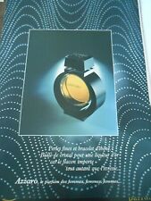 Advertising 1979 Perfume Azzaro Fine Beads Crystal Bubble Women