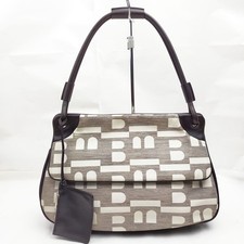 Bally Shoulder Bag  Brown Canvas 3288240