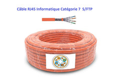 100 m Câble  informatique  catégorie 7 S/FTP - 4 paires