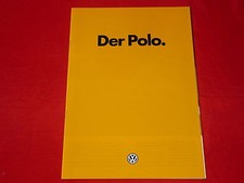 1980 VW Polo I Type 86 L GL S LS GLS Brochure Brochure Depliant Folleto