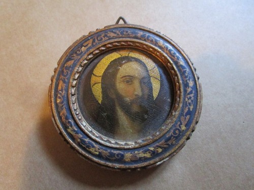 Peinture miniature sur laiton