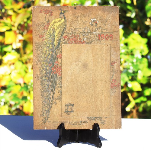 Ancien panneau calendrier - ancien, de
