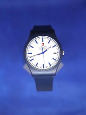 Antique VINTAGE Swiss Made Swiss Blue Box Blue Watch WATCH BOX BLUE