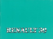 Renault R.30 - Use and Maintenance Booklet - Italian - 2/1982