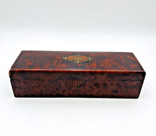 Brass Inlaid Wooden Glove Box - Napoleon III Style - 644 005