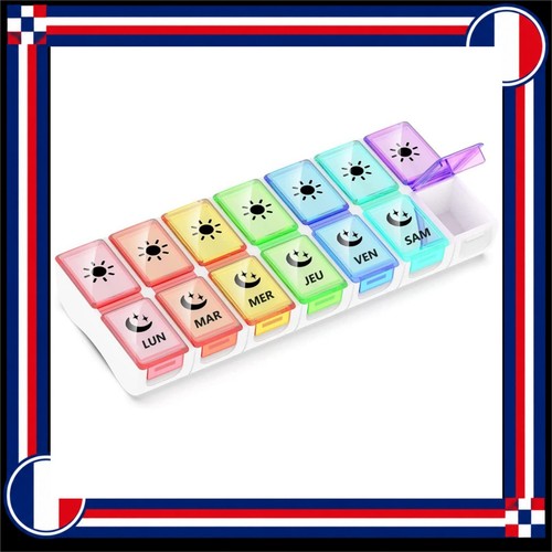Pilulier semainier français - pilulier,