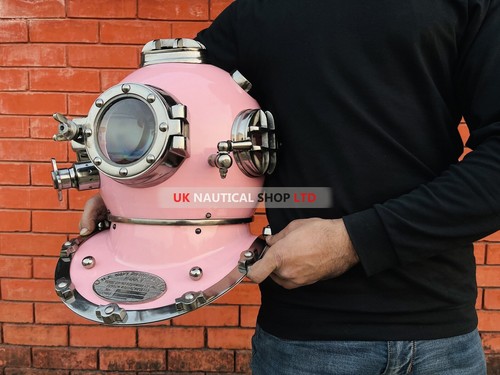 Casque plongée rose - rose,