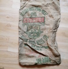 Ancien Sac En Toile De Jute