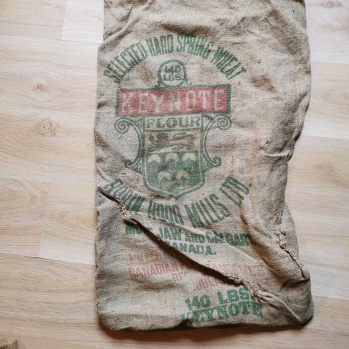 Ancien sac toile jute - toile, de