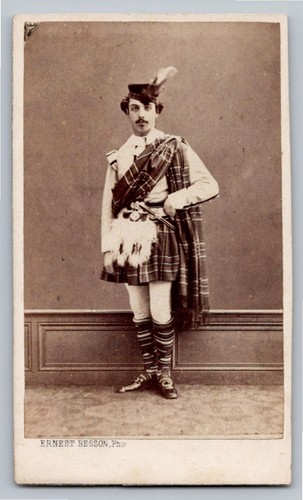 Cdv 1864 camille bellon kilt - cdv,