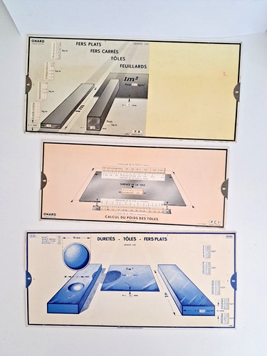 Lot abaques techniques - 3,