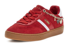 Guess Fltnao Sue12 Naoko Sneakers Chaussures Sportives Femme Lacs Rouges