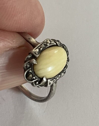 Très ancienne bague argent - ancienne,