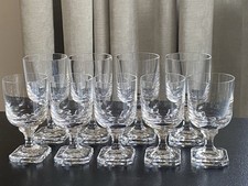 Lot De 9 Verres En Cristal