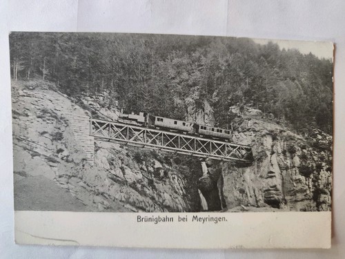 Cpa suisse brunigbahn - brunigbahn, bei