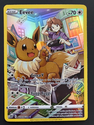 Carte pokémon eevee - pokémon, tg11/tg30
