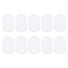  10 Pcs Hanging Tags Dog Étiquettes D'identification Chien Plaques D'identité