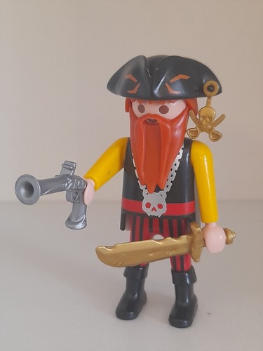 Playmobil capitaine pirate - capitaine,