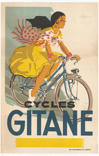 Cycles Gitane Vintage Bicycle Poster