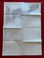 RARE - NAVAL MAP - COAST OF FRANCE - FROM ANTIBES TO MENTON - 1898