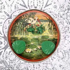 Jeu d’adresse XXL « Grenouilles et nénuphars » – Vers 1910