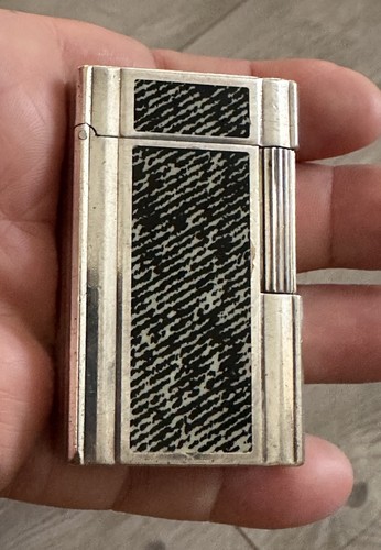 Briquet dupont plaqué argent - dupont,