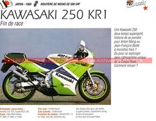 KAWASAKI KR1-S 250 ( KR 1 S KR1S Coupe KAWA Moto Revue ) 1989 Fiche Moto 000197