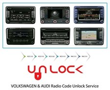 VW AUDI Radio Code, Volkswagen radio Unlock Service PIN Decode.....