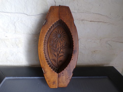 Moule beurre ancien bois - ancien,