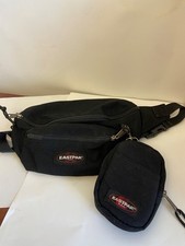 Vintage Eastpak Black Shoulders Bag Men’s Fannypack Crossbody Outdoor + Mini Bag