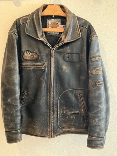 Veste pilote vintage harley - pilote,